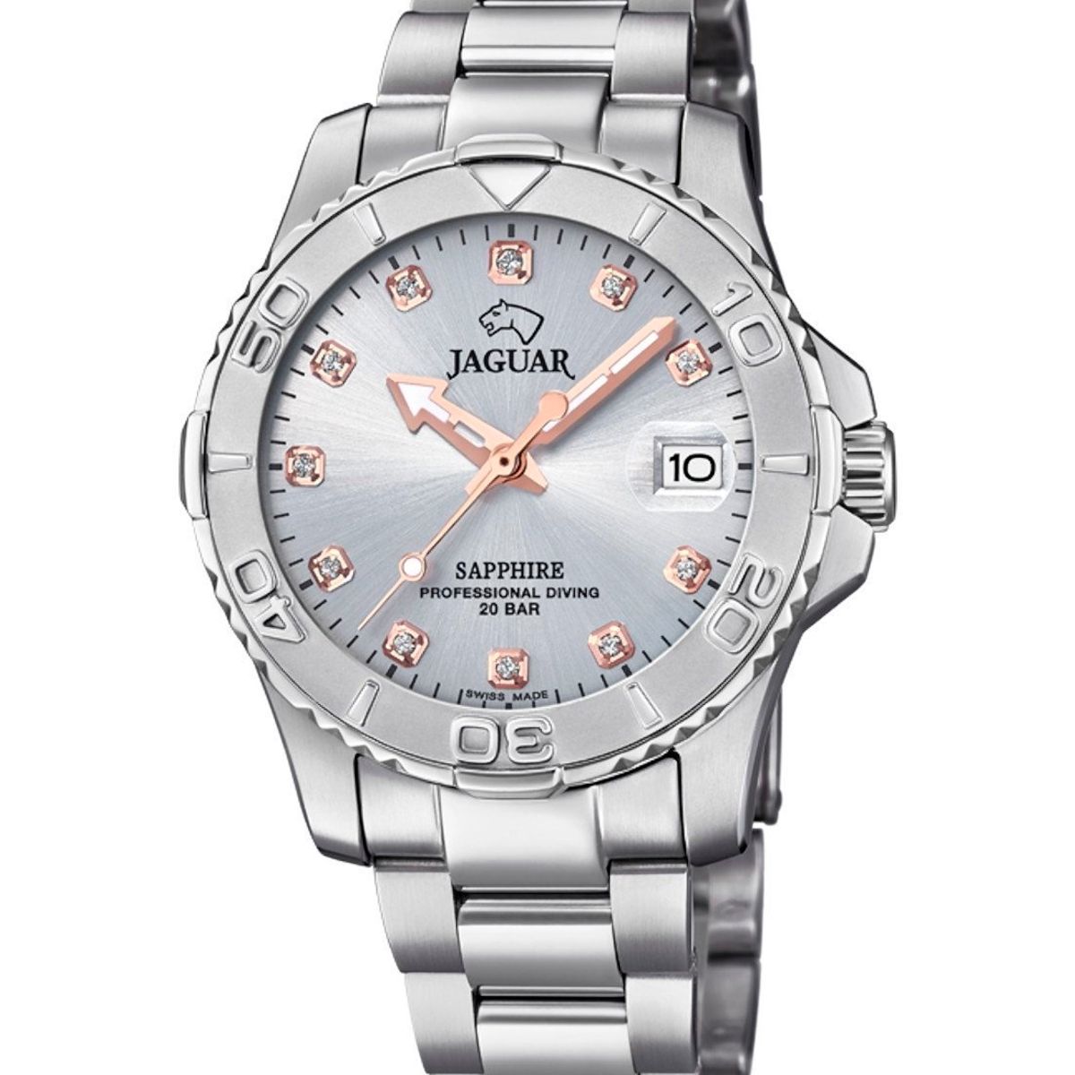 JAGUAR - Reloj J870/2 Jaguar Plateado Mujer Executive