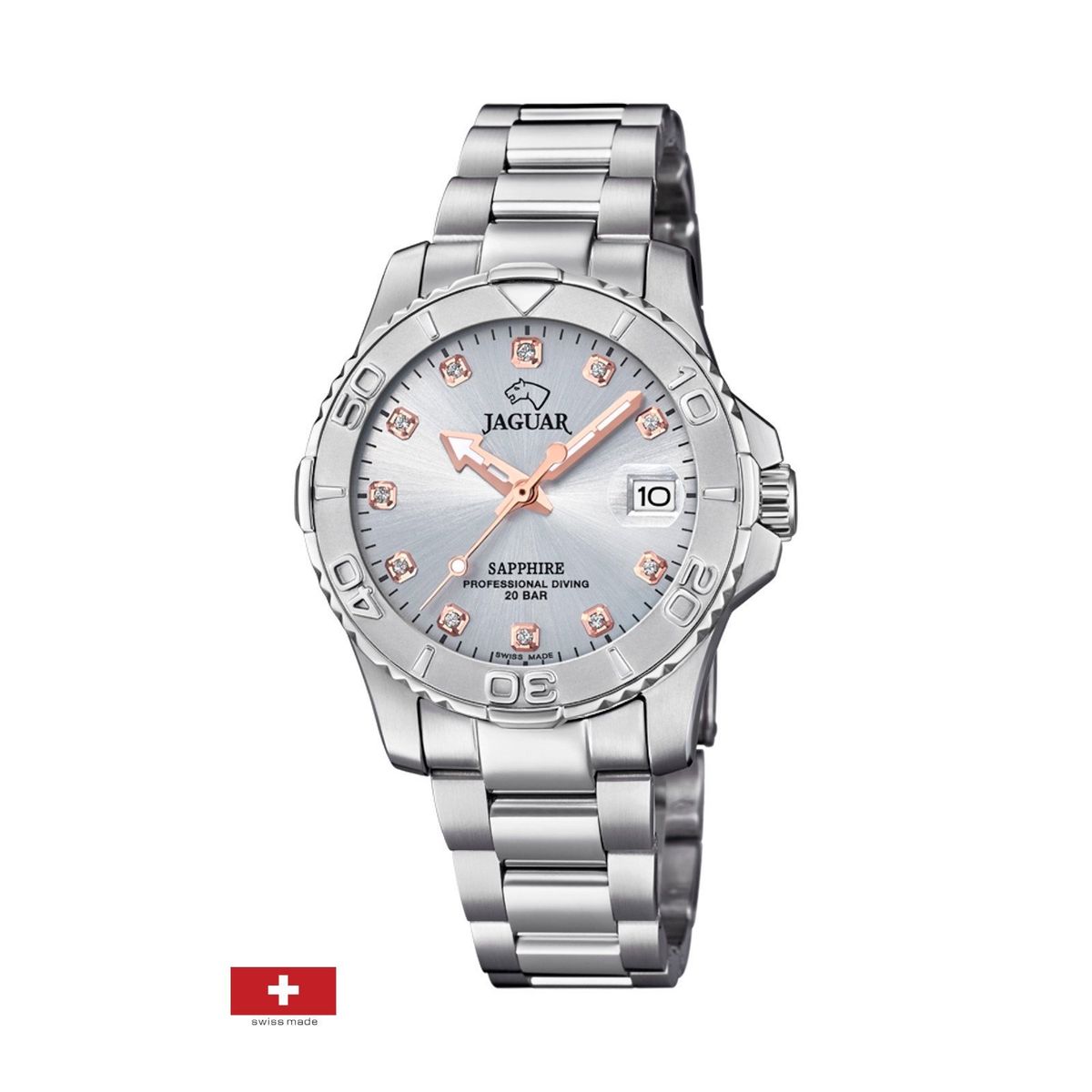 JAGUAR - Reloj J870/2 Jaguar Plateado Mujer Executive