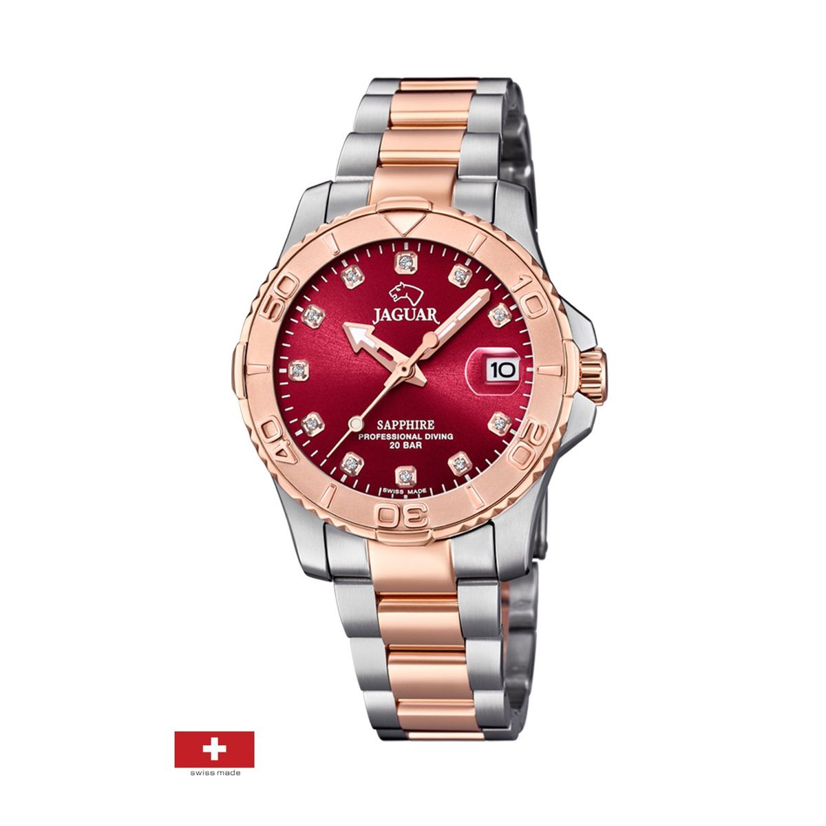 JAGUAR - Reloj para Mujer J871/6 Burdeo