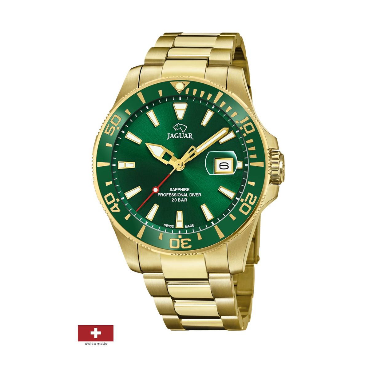 JAGUAR - Reloj J877/2 Jaguar Verde Hombre Executive