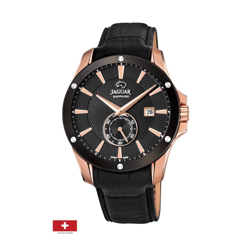 JAGUAR - Reloj J882/1 Jaguar Negro Hombre Acamar (Ay-Kuh-Mar)