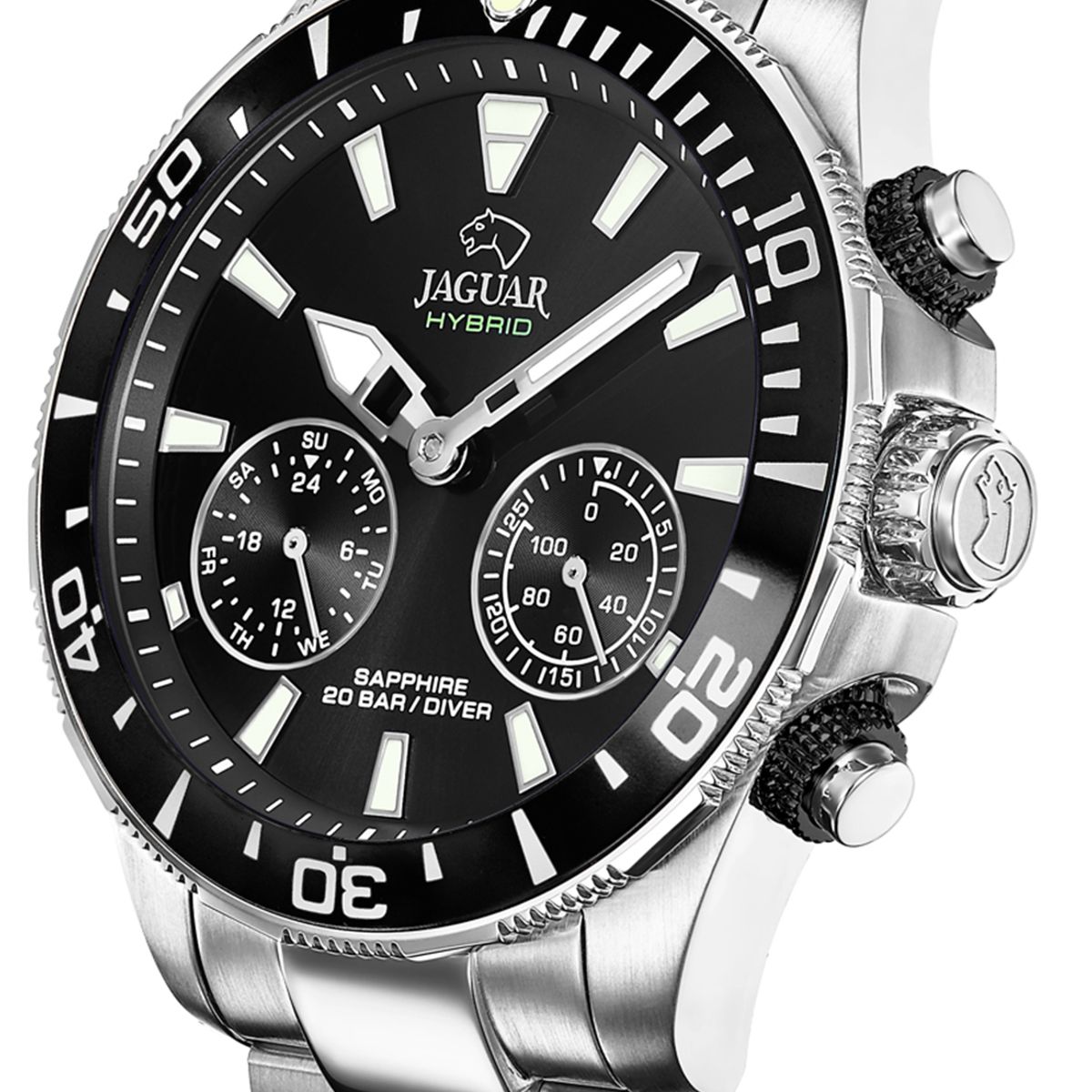 JAGUAR - Reloj J888/2 Jaguar Plateado Hombre Hybrid