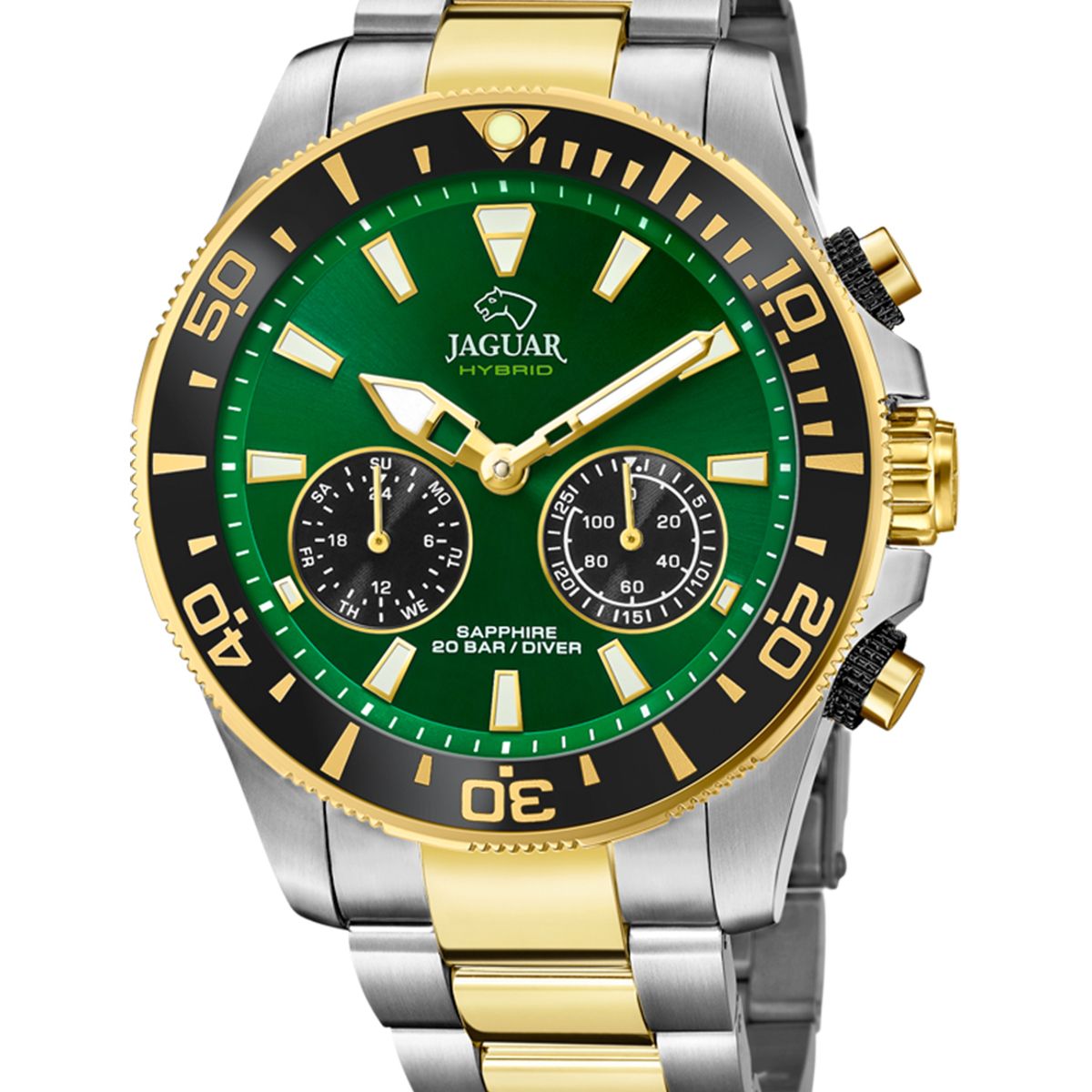 JAGUAR - Reloj J888/5 Jaguar Verde Hombre Hybrid
