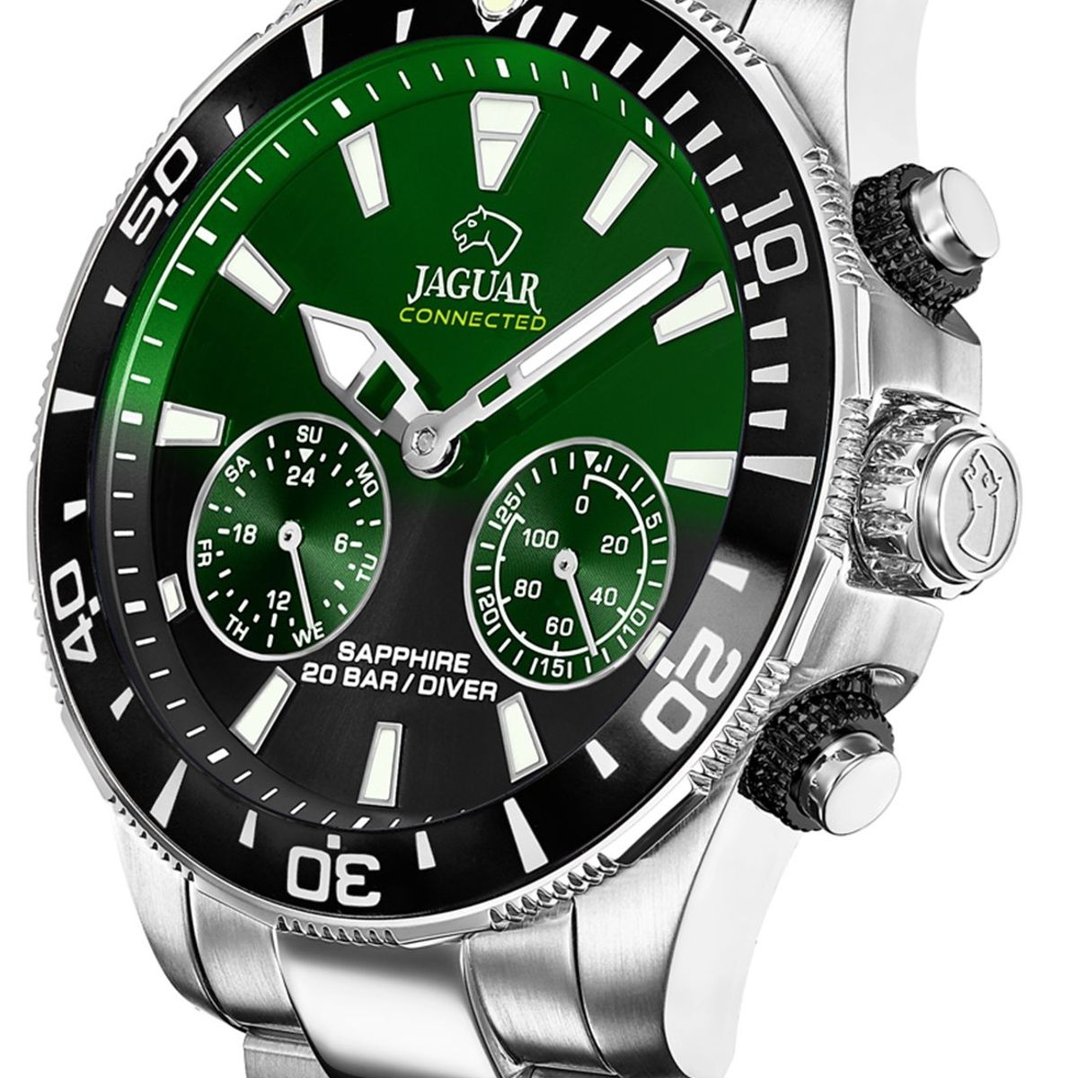 JAGUAR - Reloj J888/5 Jaguar Verde Hombre Hybrid
