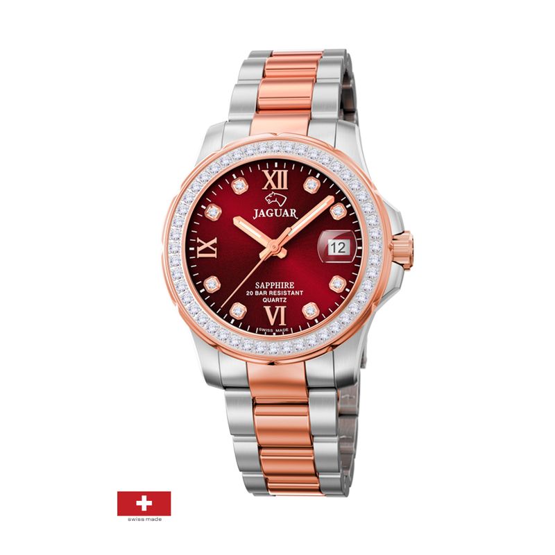JAGUAR - Reloj para Mujer J894/3 Burdeo