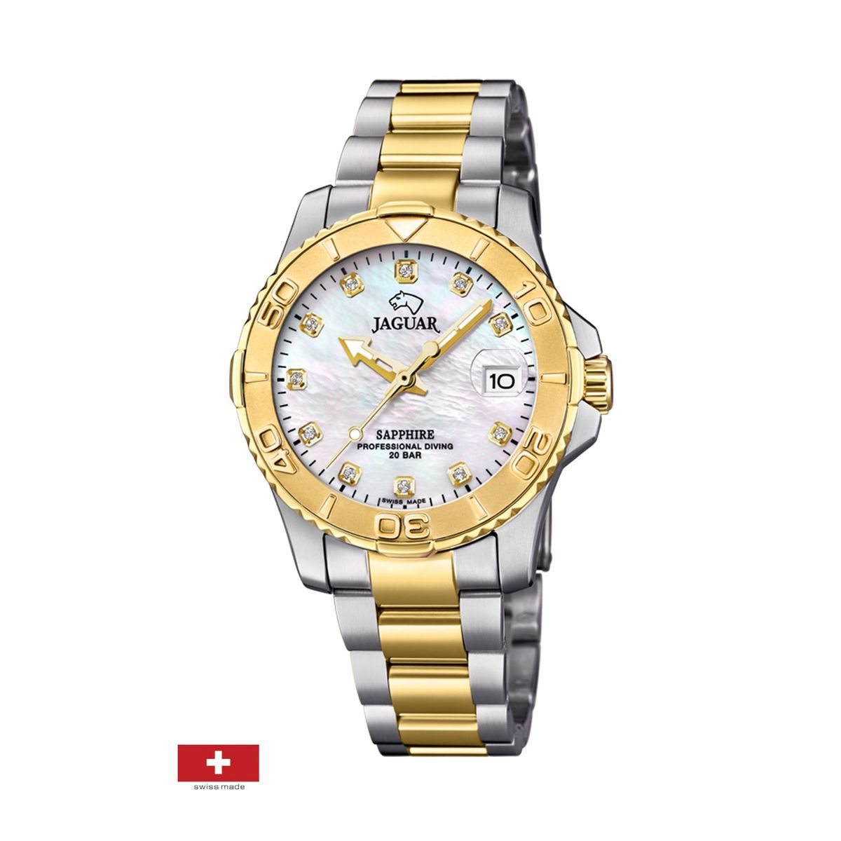 JAGUAR - Reloj J896/3 Jaguar Blanco Nácar Mujer man