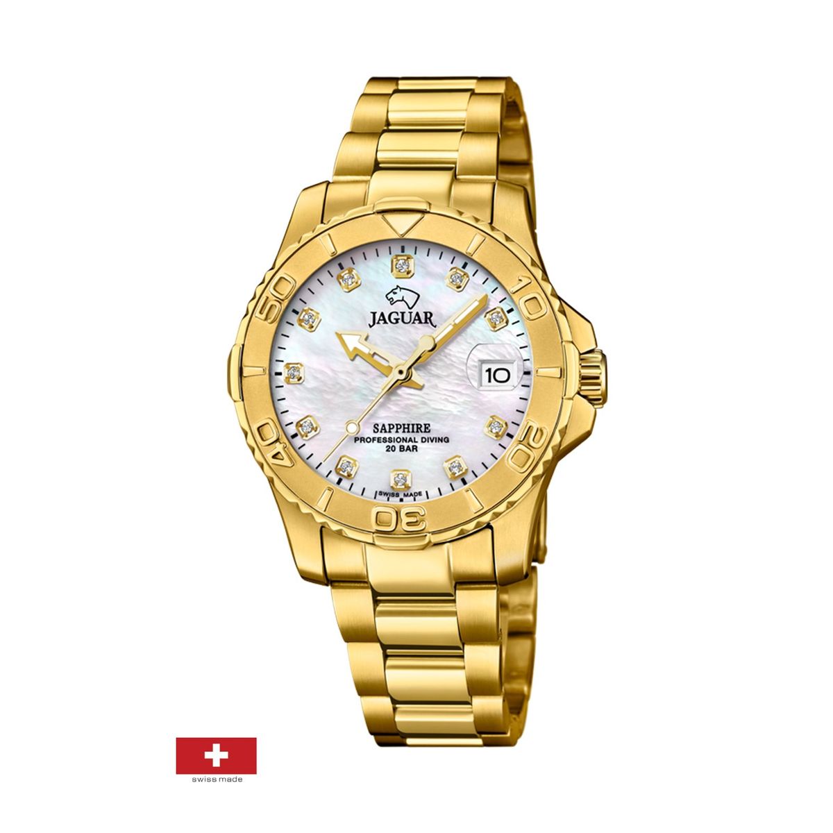 JAGUAR - Reloj J898/1 Jaguar Blanco Nácar Mujer man