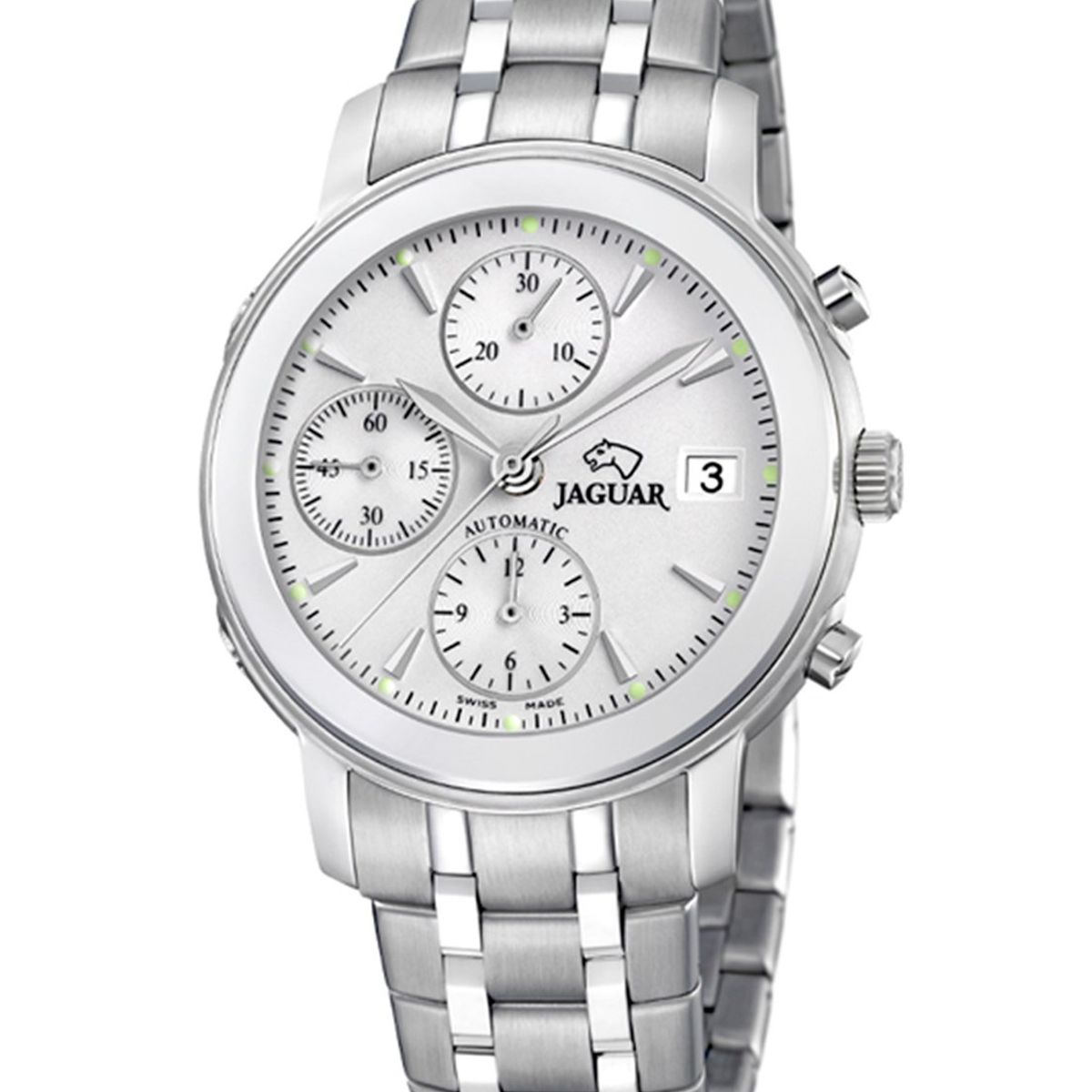 JAGUAR - Reloj J939/1 Jaguar Blanco Hombre Coleccion 1938