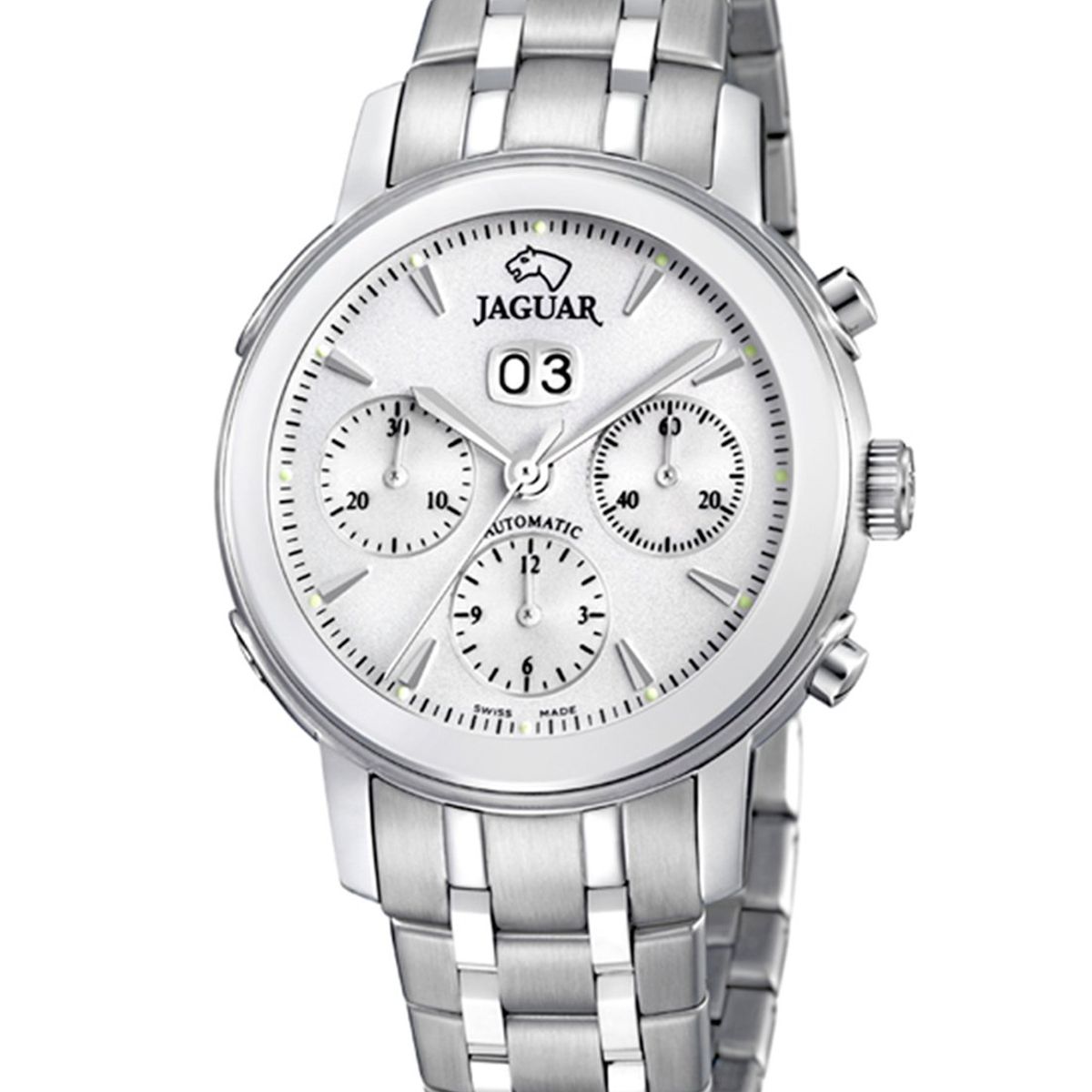 JAGUAR - Reloj J943/1 Jaguar Plateado Hombre Coleccion 1938