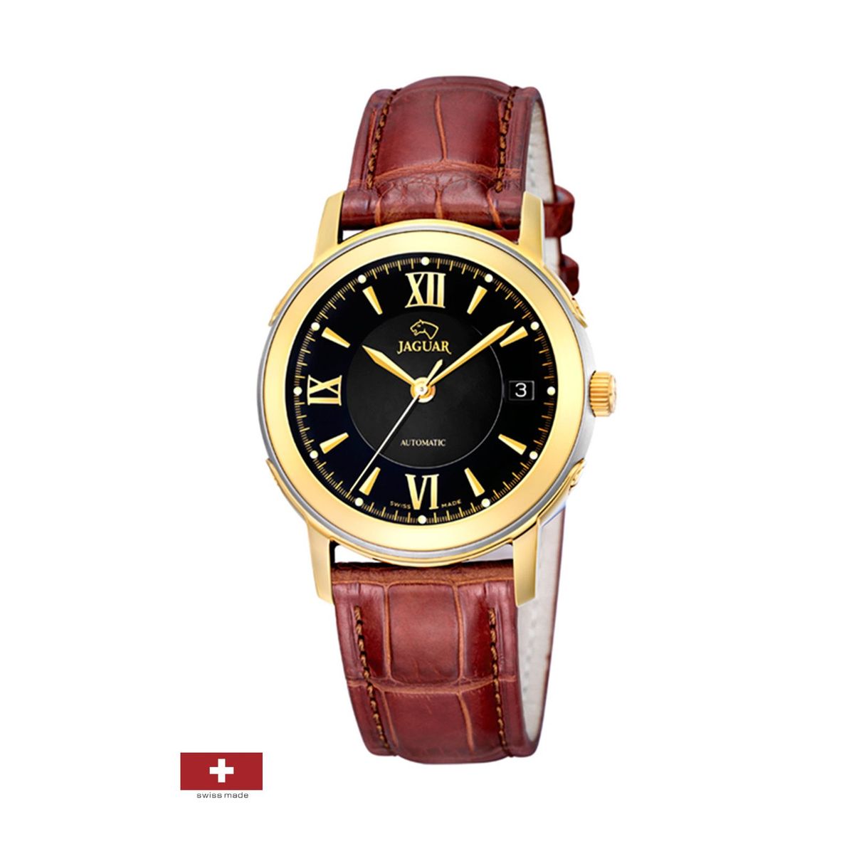 JAGUAR - Reloj J952/2 Jaguar Negro Hombre Coleccion 1938