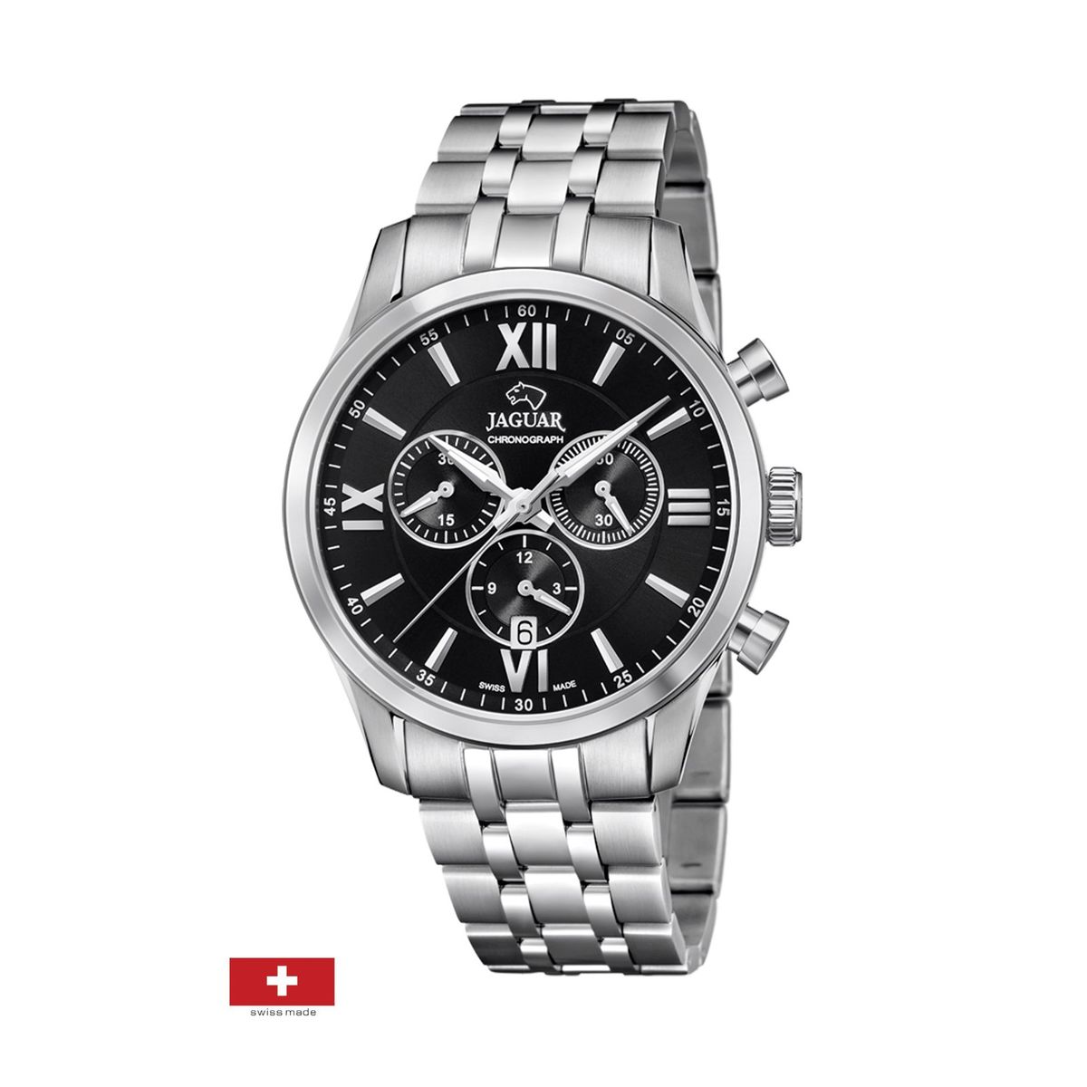 JAGUAR - Reloj J963/4 Jaguar Negro Hombre Acamar (Ay-Kuh-Mar)