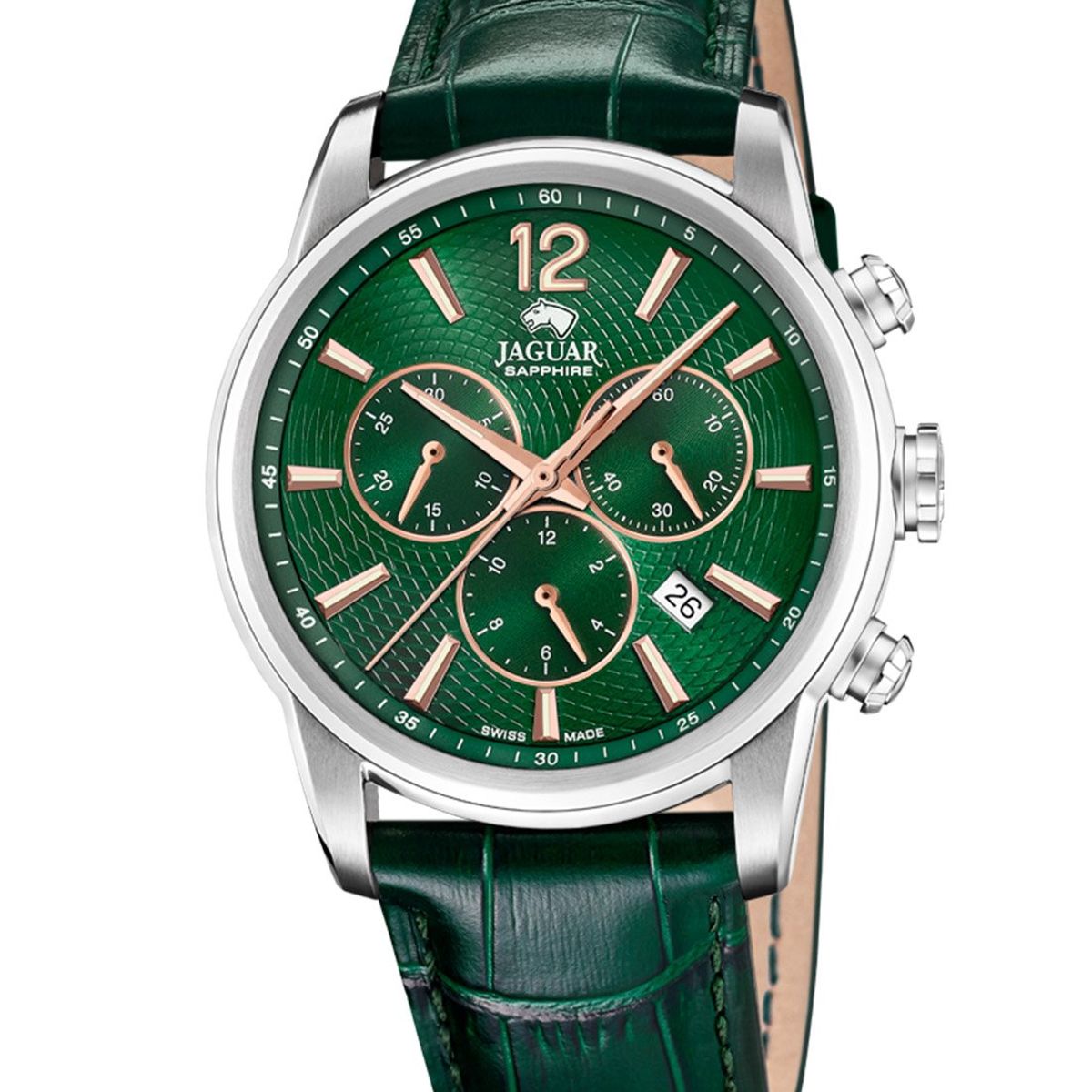 JAGUAR - Reloj J968/3 Jaguar Verde Hombre Acamar (Ay-Kuh-Mar)