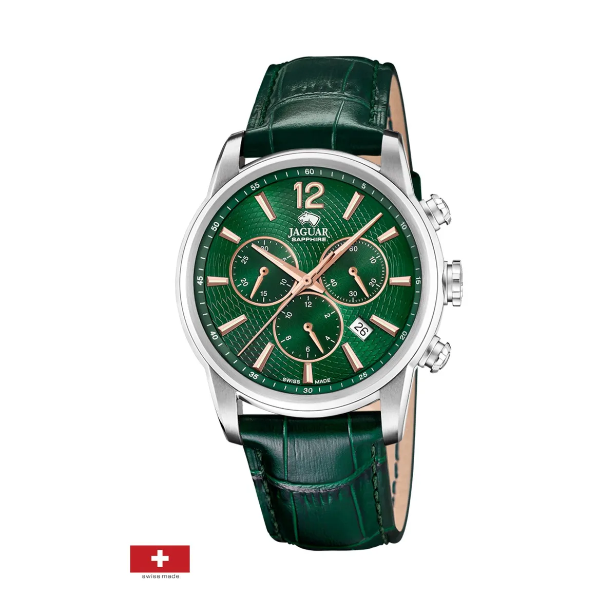 JAGUAR - Reloj J968/3 Jaguar Verde Hombre Acamar (Ay-Kuh-Mar)