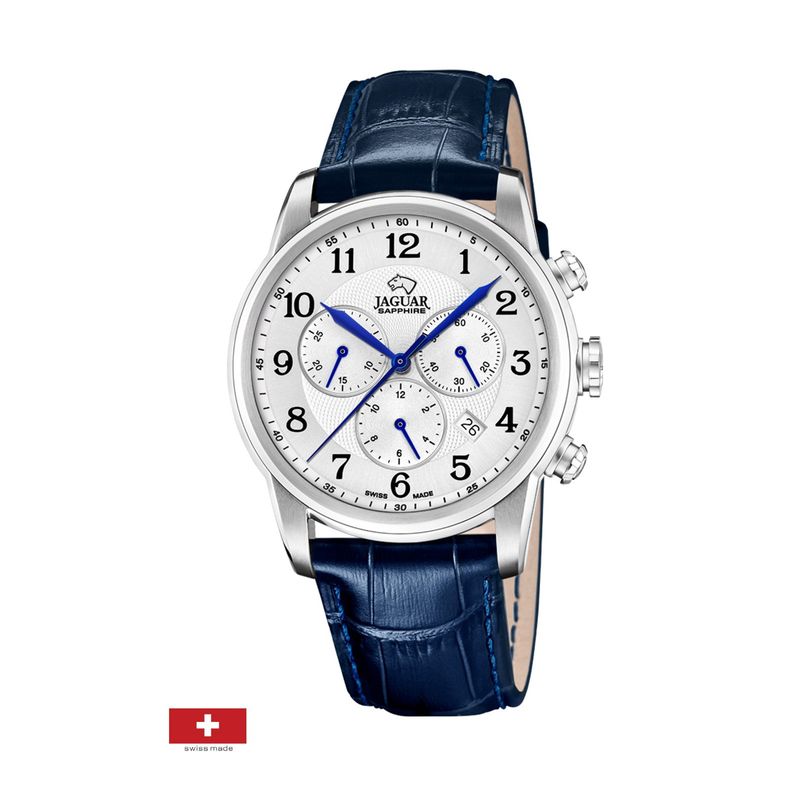 JAGUAR - Reloj J968/4 Jaguar Plateado Hombre Acamar (Ay-Kuh-Mar)