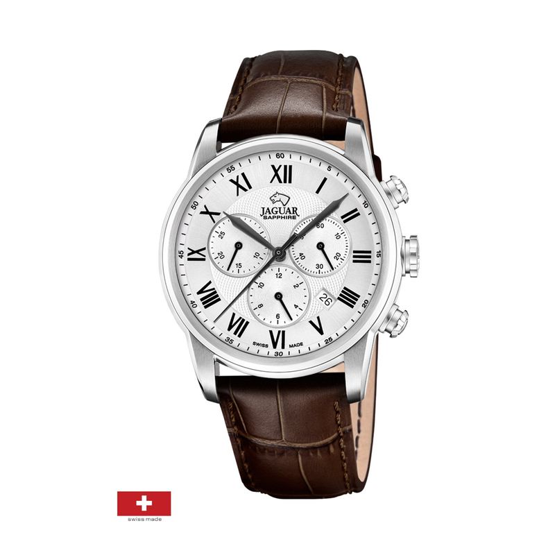 JAGUAR - Reloj J968/5 Jaguar Plateado Hombre Acamar (Ay-Kuh-Mar)