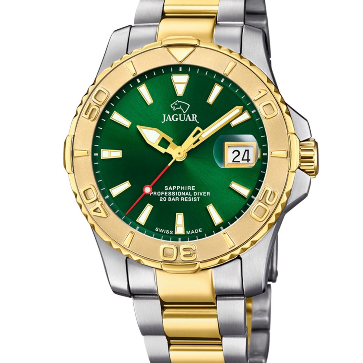 JAGUAR - Reloj J970/1 Jaguar Verde Hombre Clair De Lune