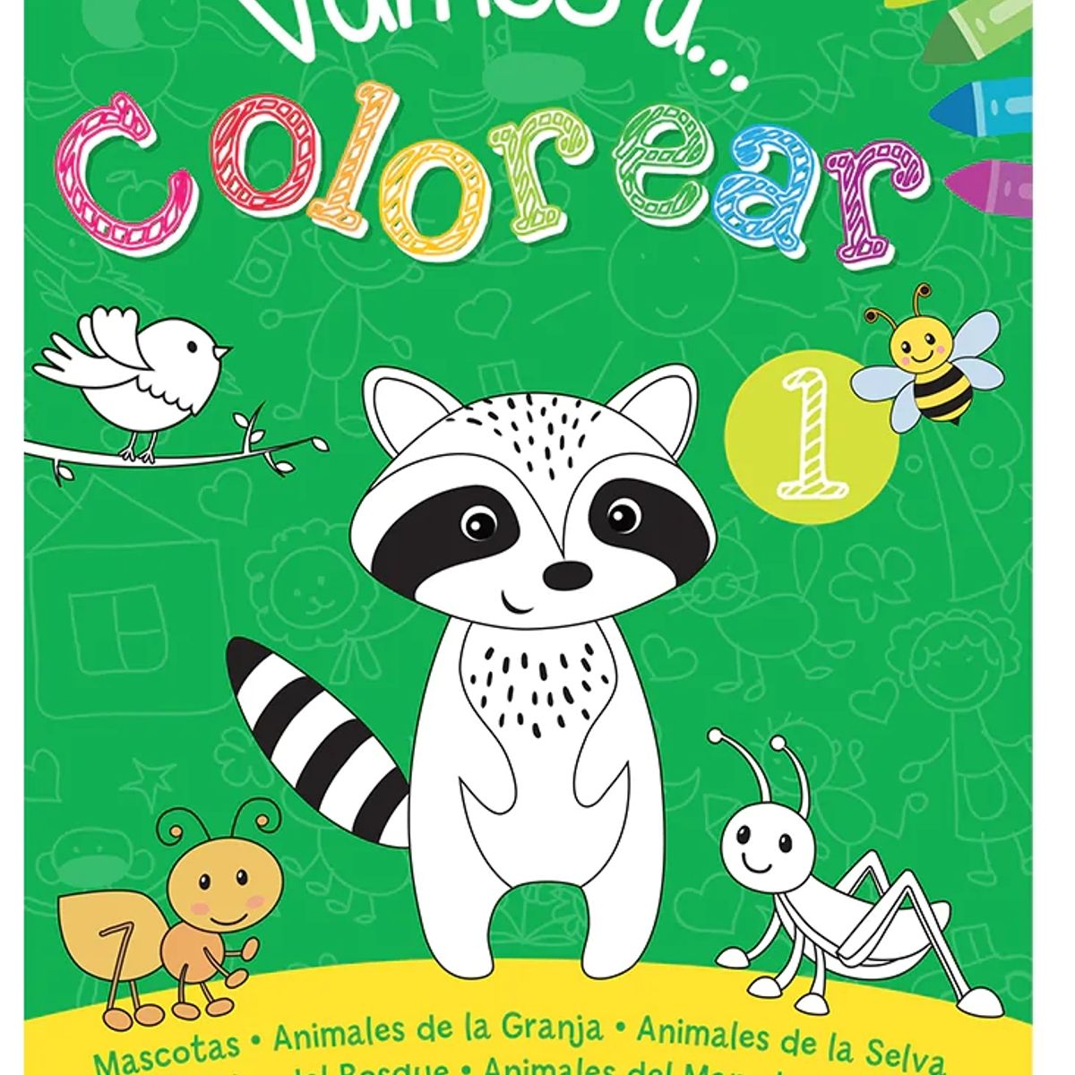 MUNDICROM - Vamos a Colorear 1 / Libro Para Colorear