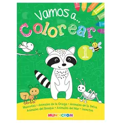 MUNDICROM - Vamos a Colorear 1 / Libro Para Colorear