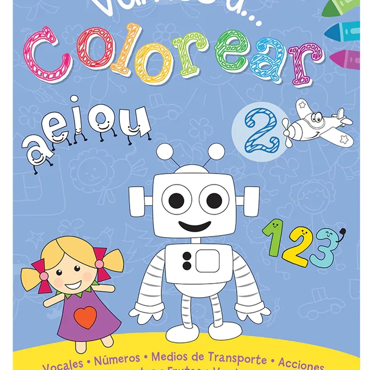 MUNDICROM - Vamos a Colorear 2 / Libro Para Colorear