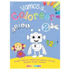 MUNDICROM - Vamos a Colorear 2 / Libro Para Colorear