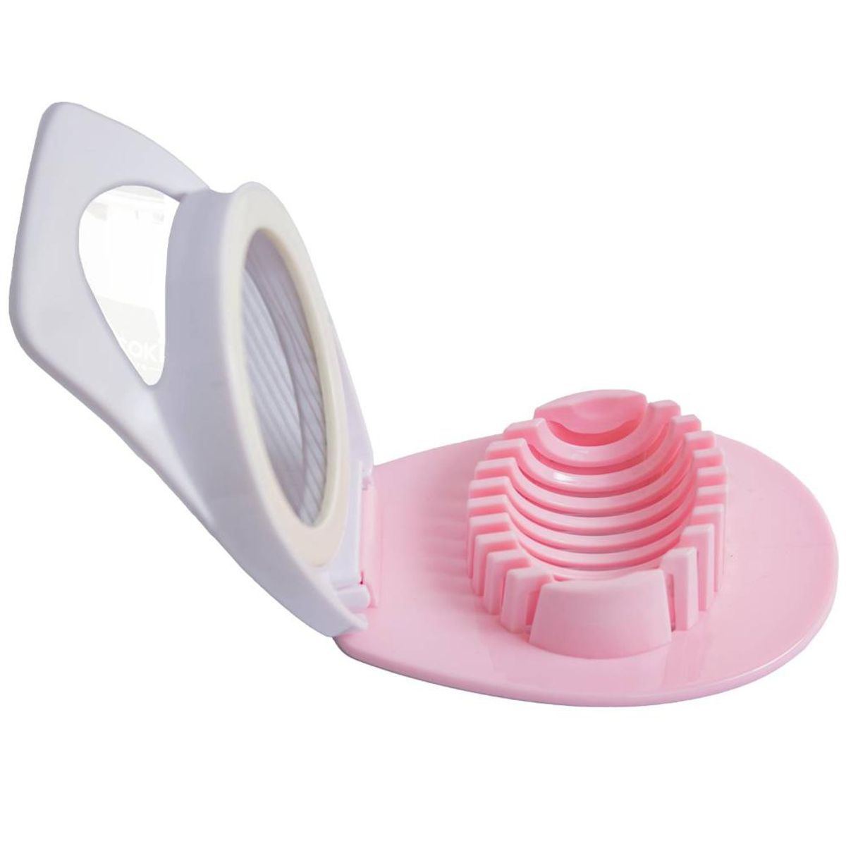 KITCHENWARE - REBANADOR DE HUEVO ROSADO