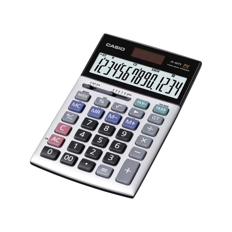 CASIO - Calculadora Casio JS-40TS-W-DH