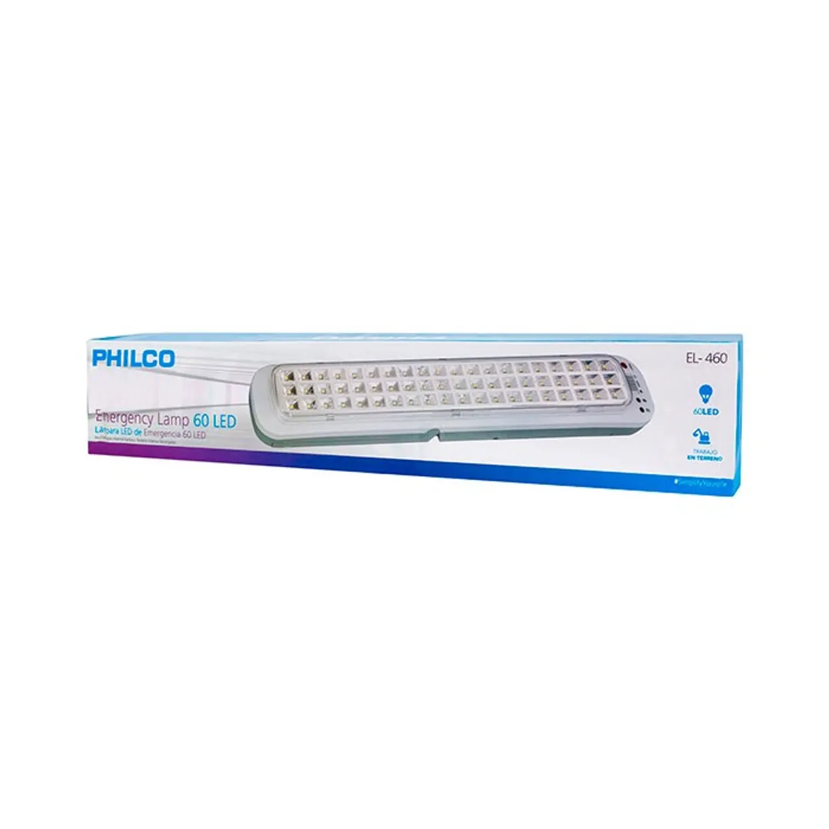 PHILCO - Lampara de emergencia 60Led Philco Recargable
