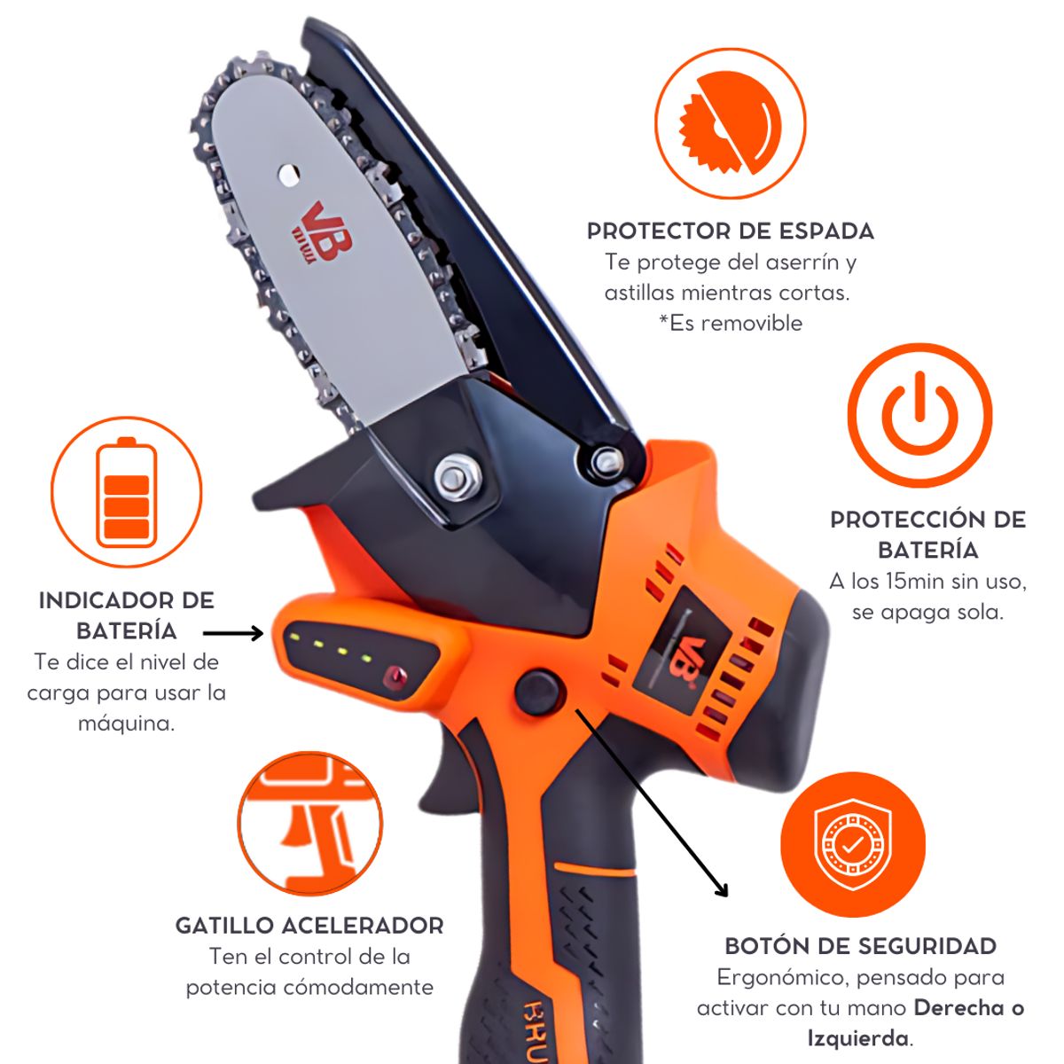 VAN BEEK - Minisierra eléctrica van Beek vBSE4