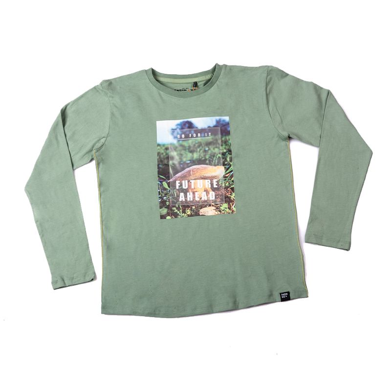 PILLIN - Polera Manga Larga Niño Verde Pillin PILLIN