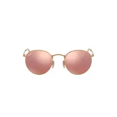 RAY BAN - Lentes de Sol Round Metal Dorado