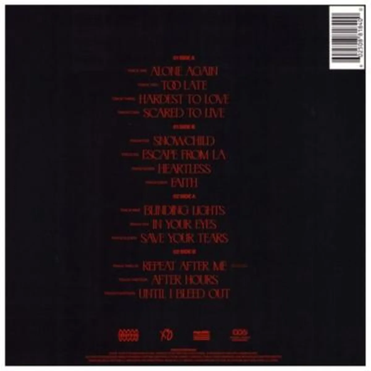 HITWAY MUSIC - THE WEEKND - AFTER HOURS 2LP - VINILO HITWAY MUSIC