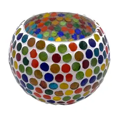 GENERICO - Porta vela diseño Mosaico