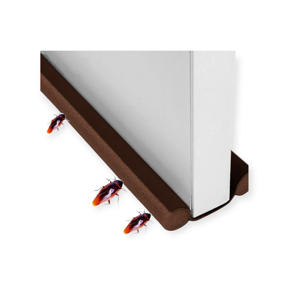 GENERICO - Pack X2 Aislante De Temperatura Cubre Puertas Anti Bichos Insectos