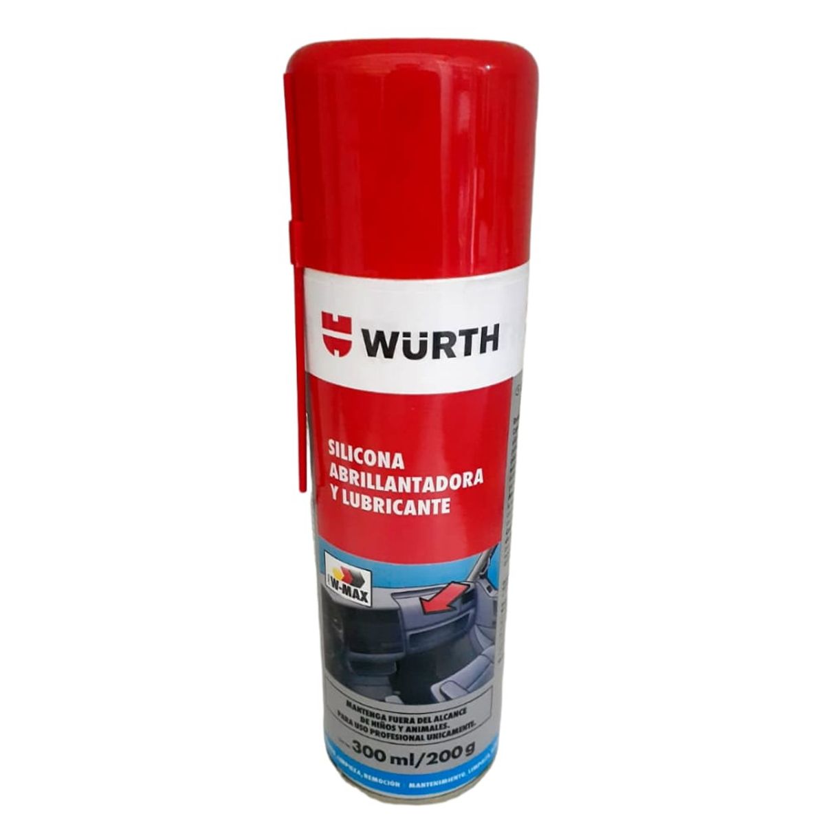WURTH - Silicona  Abrillantadora y Lubricante en Spray 300ml Wurth