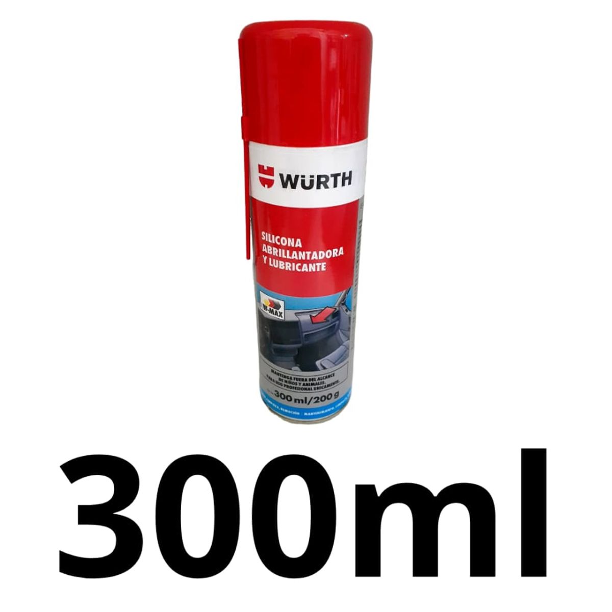 WURTH - Silicona  Abrillantadora y Lubricante en Spray 300ml Wurth
