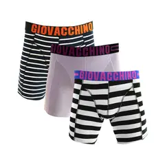GIOVACCHINO - Pack de 3 Boxer Largo Algodón Hombre.