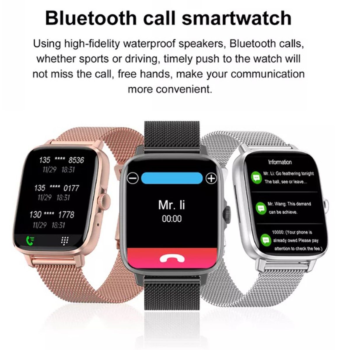 GENERICO - Smartwatch Deportivo DT102 con Pantalla 19” Llamadas Bluetooth