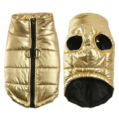 GENERICO - Parca impermeable para Perros - Dorado - Talla S