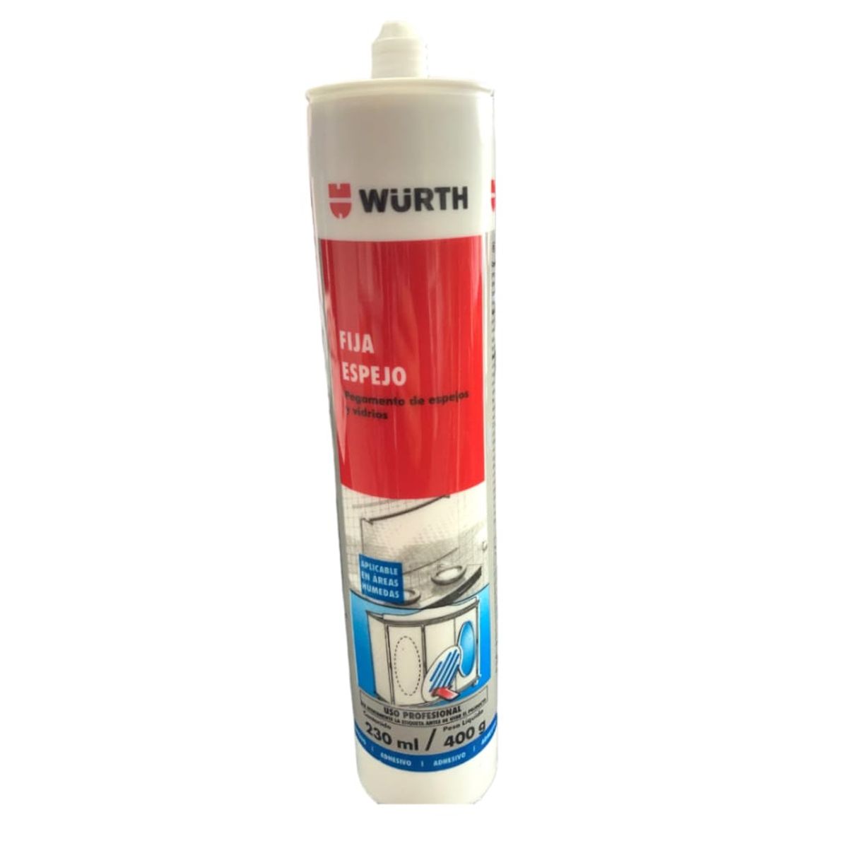 WURTH - Adhesivo Fija Espejo 230ml Wurth