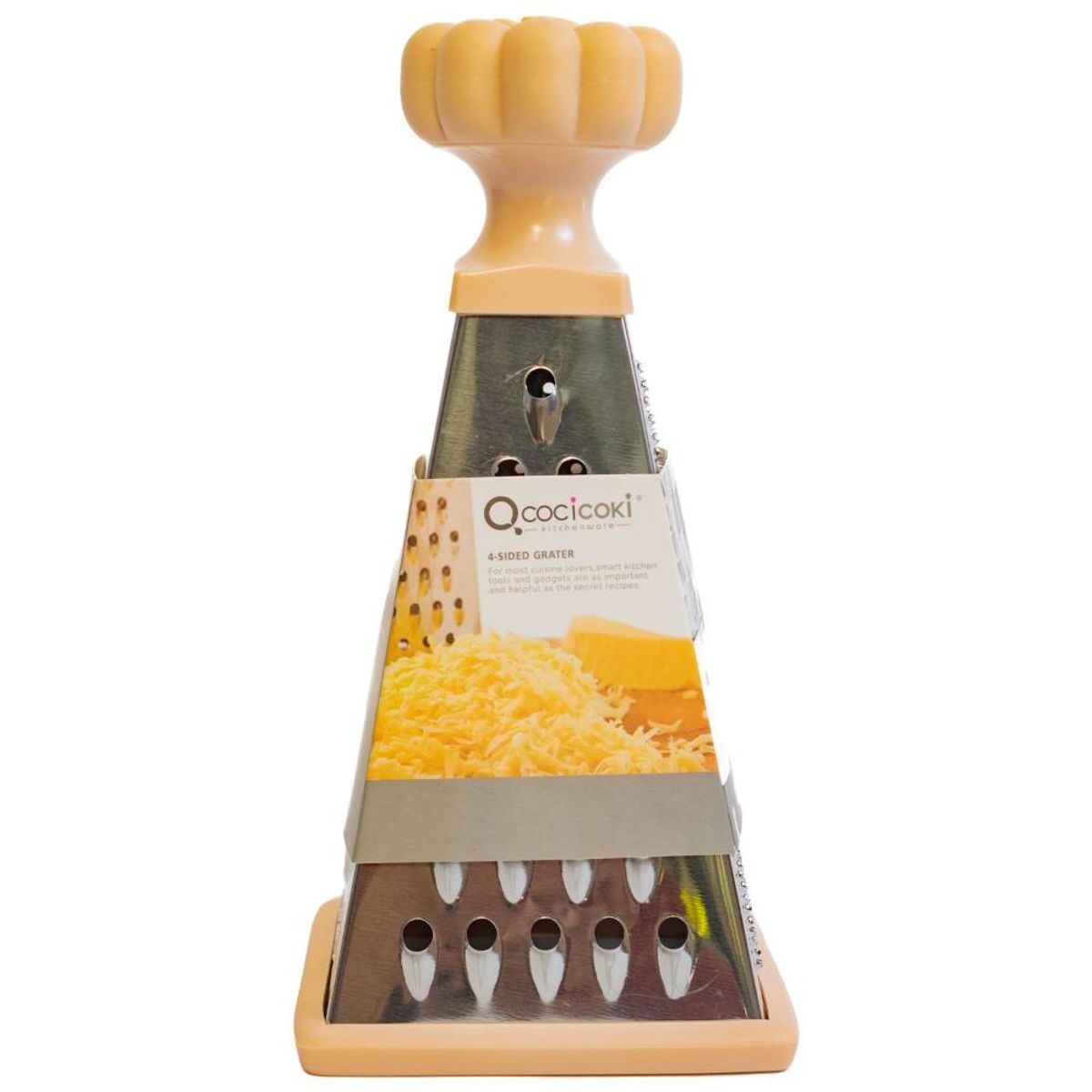 KITCHENWARE - RALLADOR DE 4 CARAS ROSADO