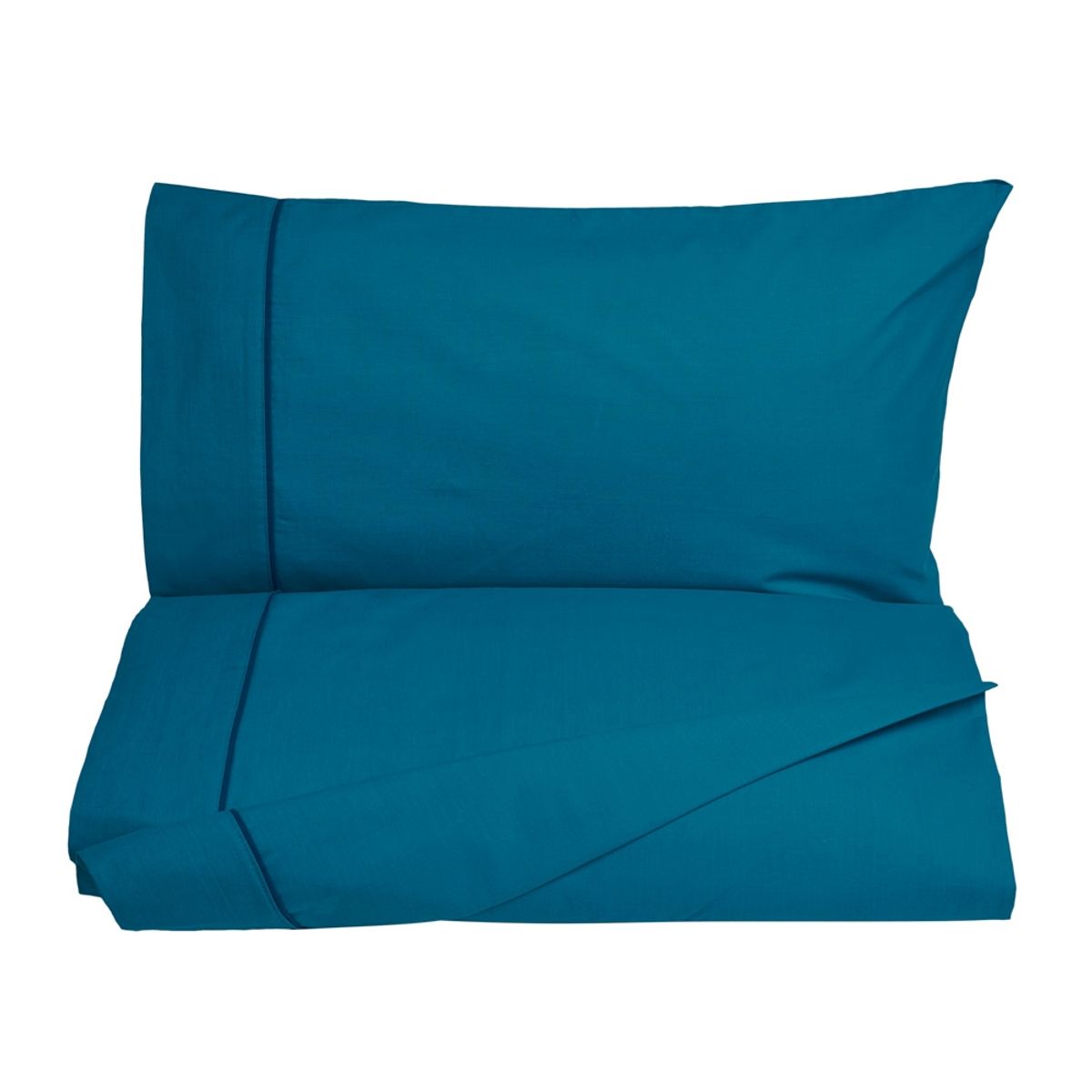 VELUTTI - Sábanas 2 Plazas 180 Hilos Petróleo Velutti