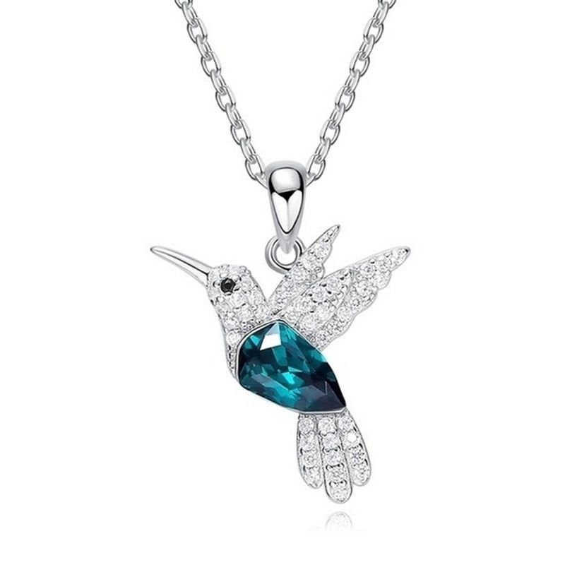 GENERICO - Collar Colibrí Plata Fina 925 Regalo Mujer Joyas