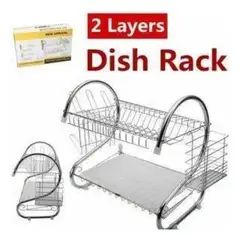 GENERICO - Utensilio Cocina Kitchen Sense 2-LAYER Dish Drainer
