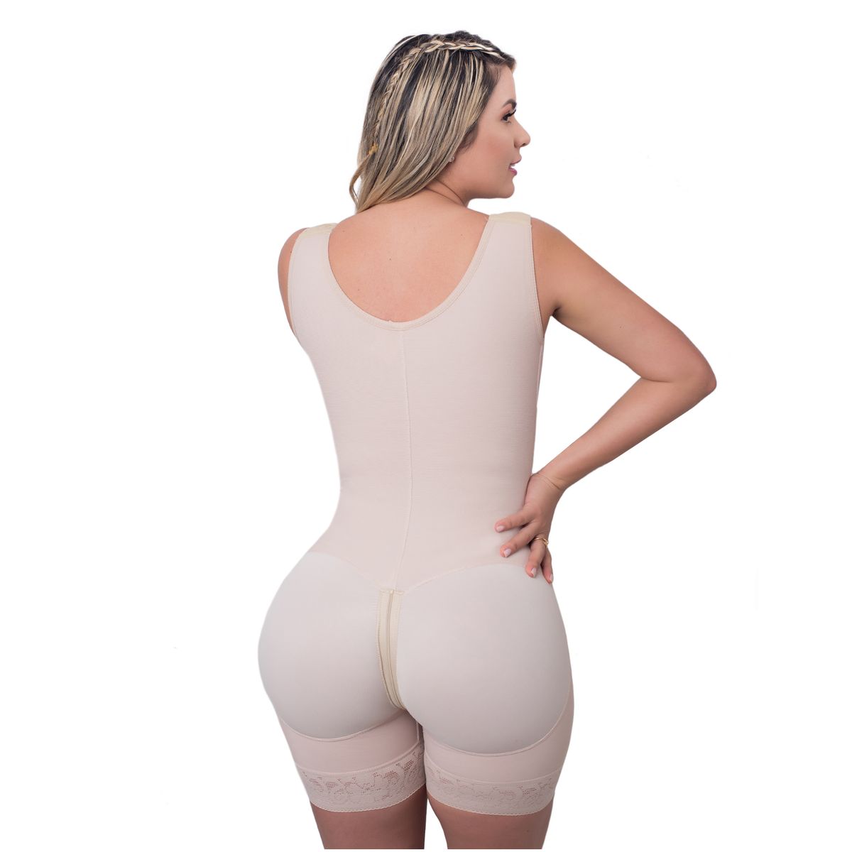 CINTURA SONADA - Faja Reductora Alta Compresion 3 Hileras Colombiana 1502