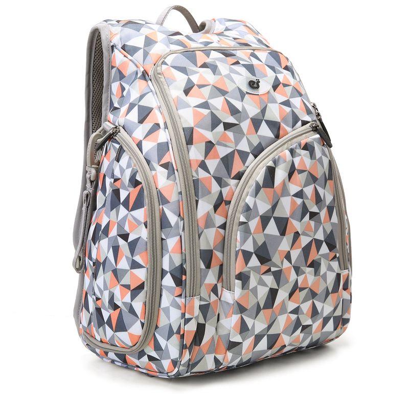 MOMMORE - MOCHILA PARA PAÑALES 360 APERTURA COMPLETA NARANJA