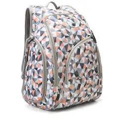 MOMMORE - MOCHILA PARA PAÑALES 360 APERTURA COMPLETA NARANJA