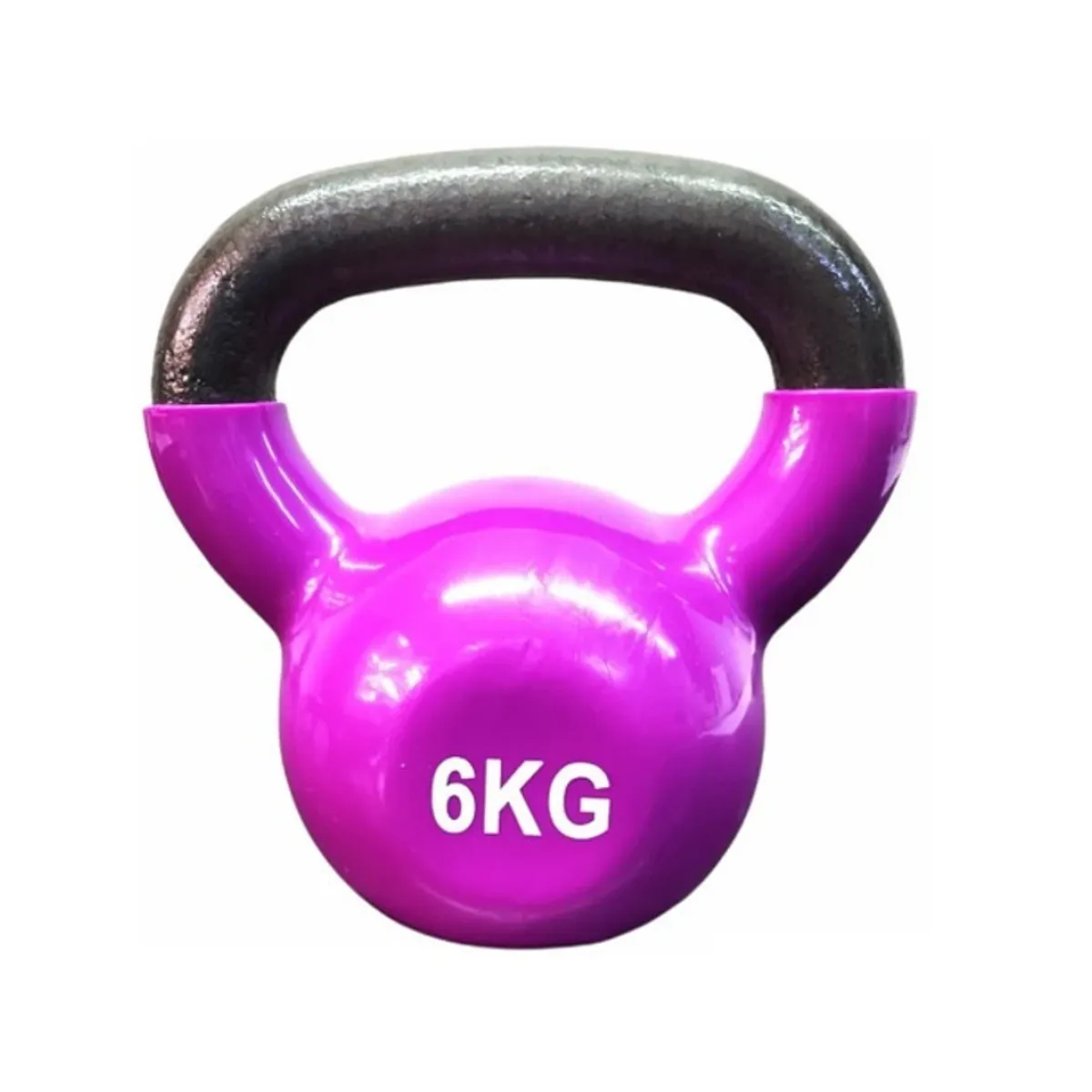 CRUSEC - Pesa Rusa Kettlebell 6kg Acero Y Vinilo
