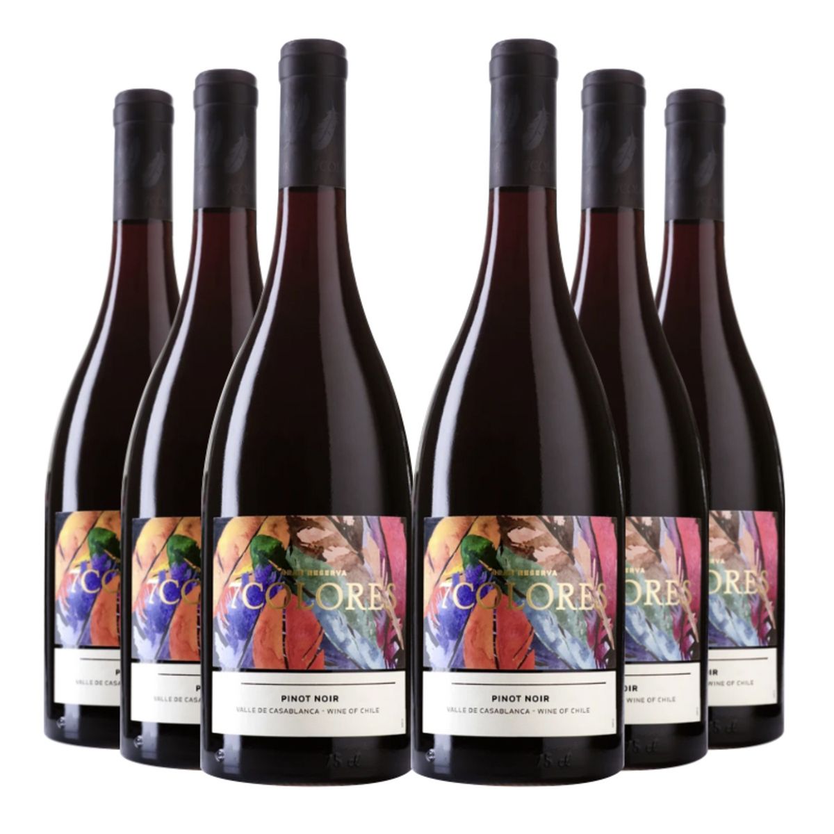 7 COLORES - 6 Vinos 7 Colores Gran Reserva Pinot Noir