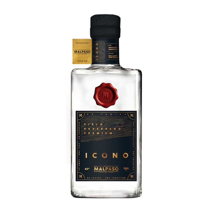MAL PASO - Pisco Mal Paso Icono Reservado Transparente, Valle de Limari
