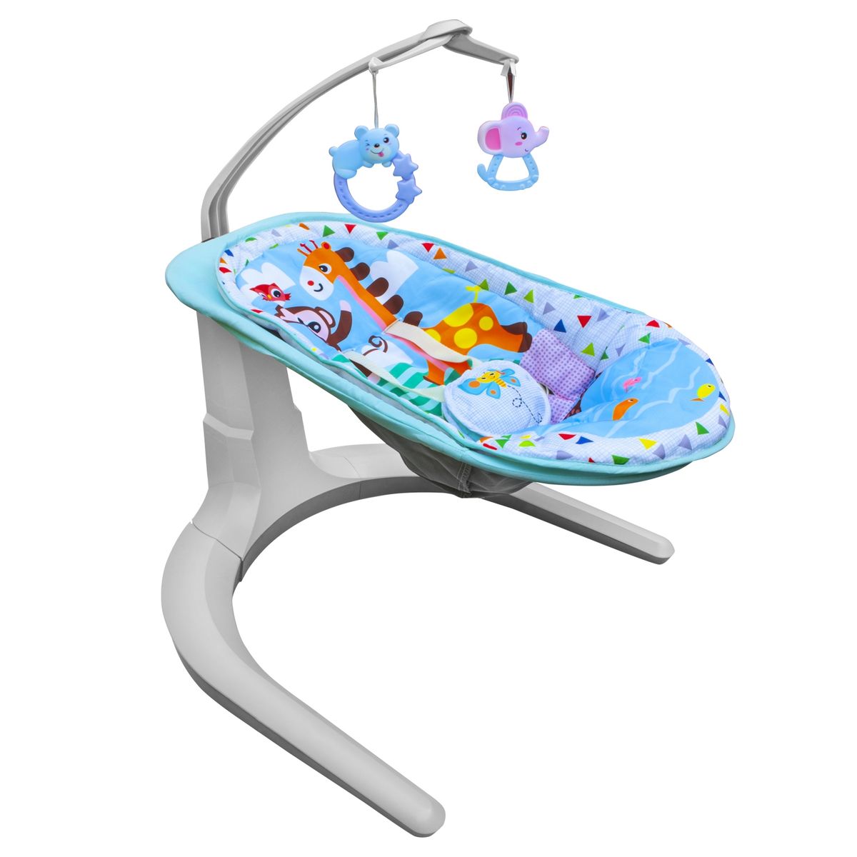 KIDSCOOL - Silla Nido Bouncer Trampoline 2 En 1 Kidscool